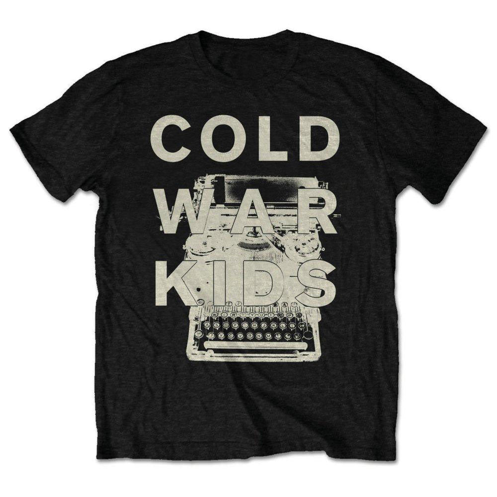 Cold War Kids - Typewriter / Black / Unisex T Shirt