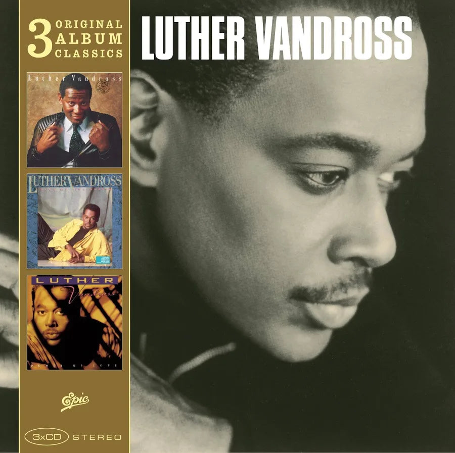 Luther Vandross - 3 Original Album Classics: Never Too Much, Give Me The Reason, Power Of Love / 3CD / Album / Remastered, Reissue