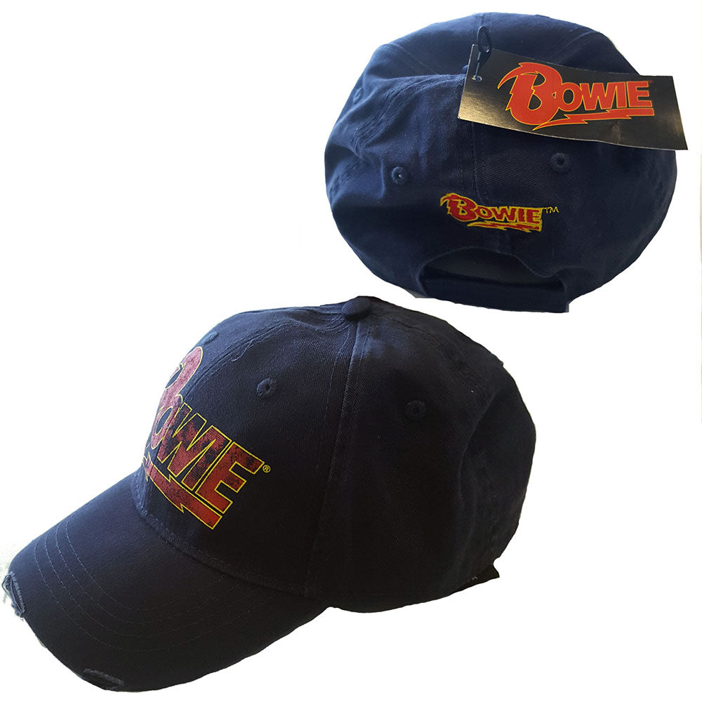 David Bowie - Flash Logo / Unisex Baseball Cap